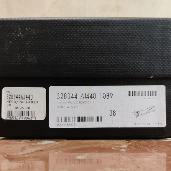 SAINT LAURENT Studded Black Ballet Flats - Picture 13 of 14